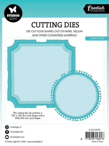 Studio Light Paper Shapes Essentials Cutting Die (SL-ES-CD972) (DISCONTINUED)