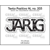 Crealies Texto Positivo Stansen Dutch JARIG (POSNL203)