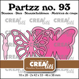 Crealies Partzz Stansen No. 93 Vlinder B Groot (CLPartzz93)