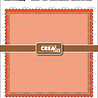 Crealies Cardzz Dies No. 624 Double Postage Stamp Card Square (CLCZ624)