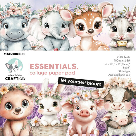 Creative Craftlab Let Yourself Bloom Essentials Collage Paper Pad (CCL-ES-CPP361) (DISCONTINUED) Creative Craftlab Let Yourself Bloom Essentials Collage Paper Pad (CCL-ES-CPP361) (DISCONTINUED)