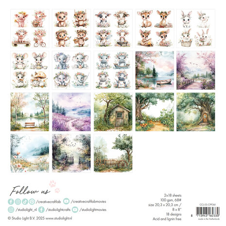 Creative Craftlab Let Yourself Bloom Essentials Collage Paper Pad (CCL-ES-CPP361) (DISCONTINUED) Creative Craftlab Let Yourself Bloom Essentials Collage Paper Pad (CCL-ES-CPP361) (DISCONTINUED)