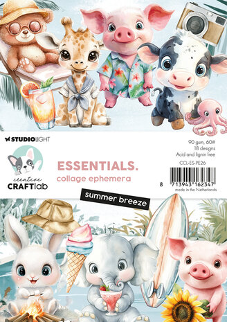 Creative Craftlab Summer Breeze Essentials Collage Ephemera (CCL-ES-PE26)