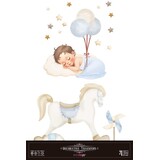 Papers For You Sweet Baby Boy 24x35 Inch Decor Transfers (4pcs) (PFY-14838)