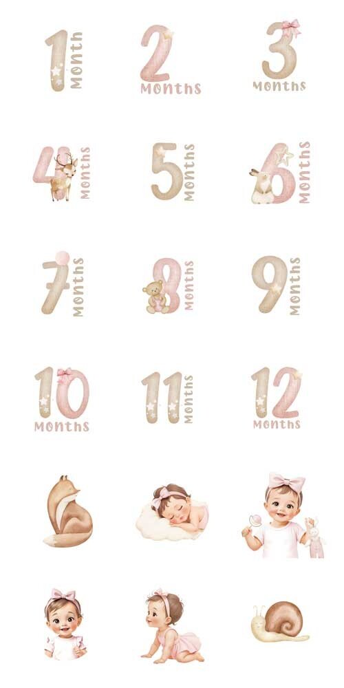 Papers For You Sweet Baby Girl 6x12 Inch Decor Transfers (4pcs) (PFY-14781) Papers For You Sweet Baby Girl 6x12 Inch Decor Transfers (4pcs) (PFY-14781)