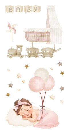 Papers For You Sweet Baby Girl 6x12 Inch Decor Transfers (4pcs) (PFY-14781) Papers For You Sweet Baby Girl 6x12 Inch Decor Transfers (4pcs) (PFY-14781)