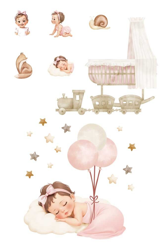 Papers For You Sweet Baby Girl 8x12 Inch Decor Transfers (3pcs) (PFY-14818) Papers For You Sweet Baby Girl 8x12 Inch Decor Transfers (3pcs) (PFY-14818)