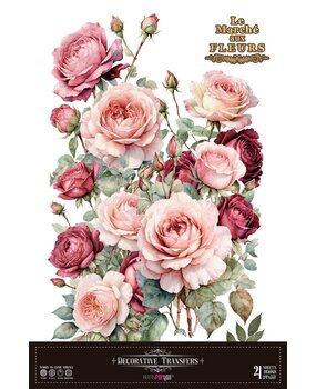 Papers For You Rosé 24x35 Inch Decor Transfers (4pcs) (PFY-14828)