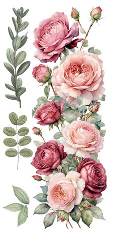 Papers For You Rosé 6x12 Inch Decor Transfers (4pcs) (PFY-14772)