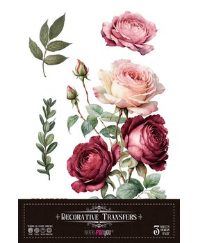 Papers For You Rosé 8x12 Inch Decor Transfers (3pcs) (PFY-14809)