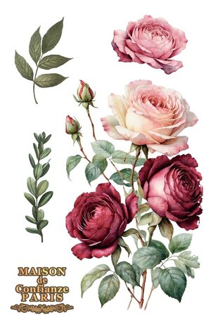 Papers For You Rosé 8x12 Inch Decor Transfers (3pcs) (PFY-14809)