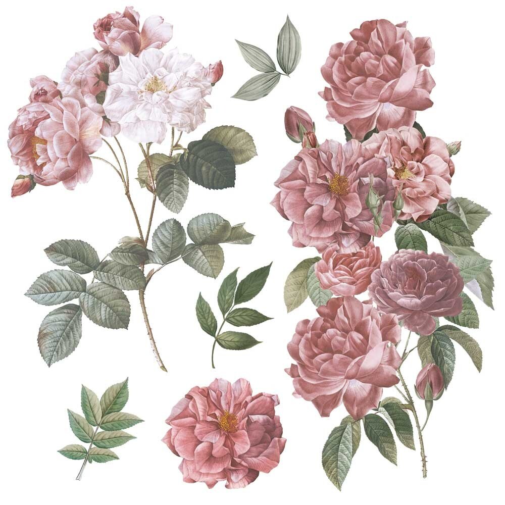 Papers For You Roses 12x12 Inch Decor Transfers (2pcs) (PFY-14784)