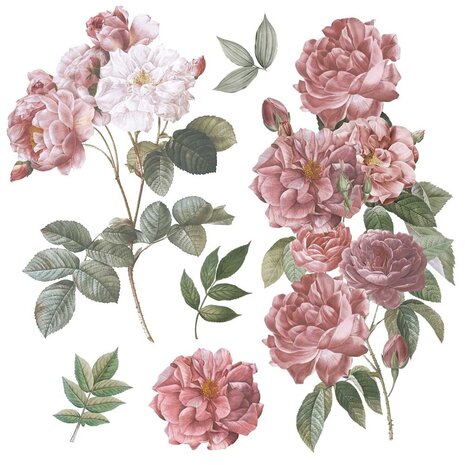 Papers For You Roses 12x12 Inch Decor Transfers (2pcs) (PFY-14784)