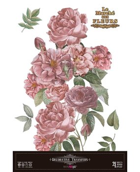 Papers For You Roses 24x35 Inch Decor Transfers (4pcs) (PFY-14822)