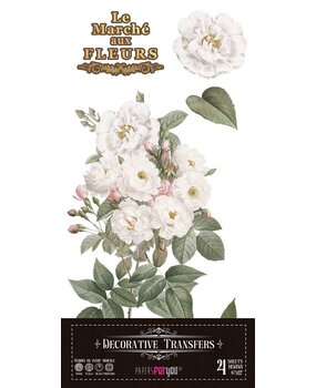 Papers For You Roses 6x12 Inch Decor Transfers (4pcs) (PFY-14765)