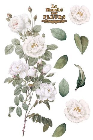 Papers For You Roses 8x12 Inch Decor Transfers (3pcs) (PFY-14803) Papers For You Roses 8x12 Inch Decor Transfers (3pcs) (PFY-14803)