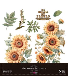 Papers For You Sunflowers 12x12 Inch Decor Transfers (2pcs) (PFY-14794)