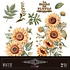 Sunflowers 12x12 Inch Decor Transfers (2pcs) (PFY-14794)