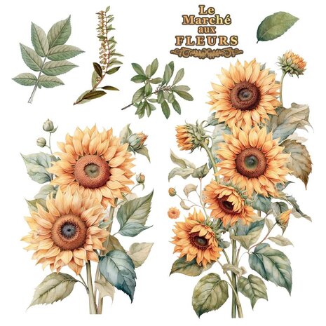 Papers For You Sunflowers 12x12 Inch Decor Transfers (2pcs) (PFY-14794)