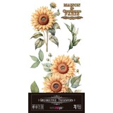 Papers For You Sunflowers 6x12 Inch Decor Transfers (4pcs) (PFY-14775)