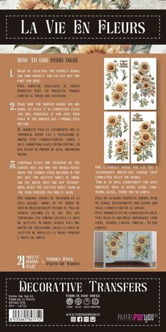 Papers For You Sunflowers 6x12 Inch Decor Transfers (4pcs) (PFY-14775)
