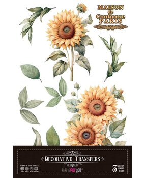 Papers For You Sunflowers 8x12 Inch Decor Transfers (3pcs) (PFY-14813)
