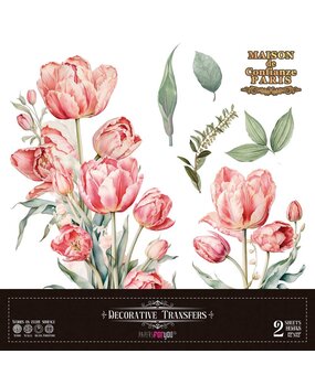 Papers For You Tulips 12x12 Inch Decor Transfers (2pcs) (PFY-14793)