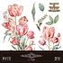 Tulips 12x12 Inch Decor Transfers (2pcs) (PFY-14793)