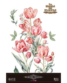Papers For You Tulips 24x35 Inch Decor Transfers (4pcs) (PFY-14831)