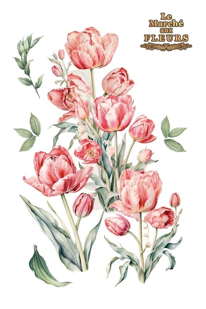 Papers For You Tulips 24x35 Inch Decor Transfers (4pcs) (PFY-14831)