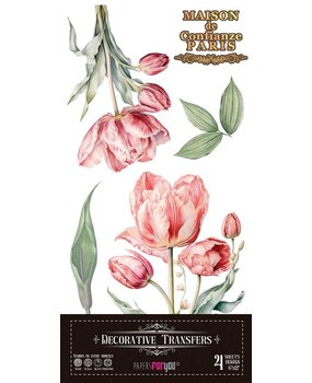 Papers For You Tulips 6x12 Inch Decor Transfers (4pcs) (PFY-14774)