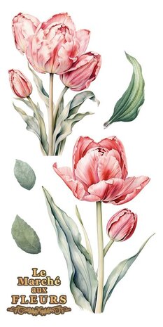 Papers For You Tulips 6x12 Inch Decor Transfers (4pcs) (PFY-14774) Papers For You Tulips 6x12 Inch Decor Transfers (4pcs) (PFY-14774)