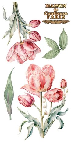 Papers For You Tulips 6x12 Inch Decor Transfers (4pcs) (PFY-14774) Papers For You Tulips 6x12 Inch Decor Transfers (4pcs) (PFY-14774)