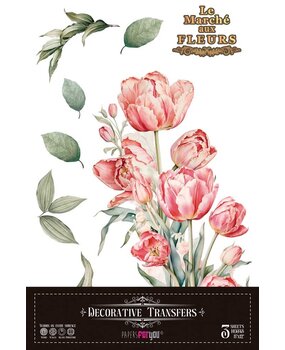 Papers For You Tulips 8x12 Inch Decor Transfers (3pcs) (PFY-14812)