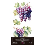 Papers For You Grapes 6x12 Inch Decor Transfers (4pcs) (PFY-14777)