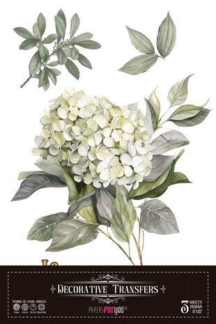 Papers For You Hydrangeas 8x12 Inch Decor Transfers (3pcs) (PFY-14805)