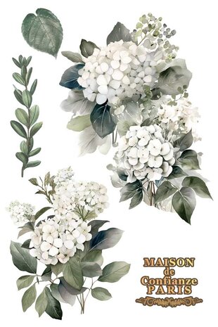 Papers For You Hydrangeas 8x12 Inch Decor Transfers (3pcs) (PFY-14805)