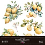 Papers For You Lemon 12x12 Inch Decor Transfers (2pcs) (PFY-14795)