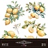 Lemon 12x12 Inch Decor Transfers (2pcs) (PFY-14795) Lemon 12x12 Inch Decor Transfers (2pcs) (PFY-14795)