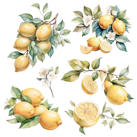Papers For You Lemon 12x12 Inch Decor Transfers (2pcs) (PFY-14795) Papers For You Lemon 12x12 Inch Decor Transfers (2pcs) (PFY-14795)