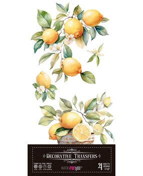 Papers For You Lemon 6x12 Inch Decor Transfers (4pcs) (PFY-14776)