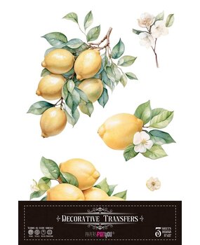 Papers For You Lemon 8x12 Inch Decor Transfers (3pcs) (PFY-14814)