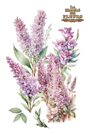 Papers For You Lilacs 24x35 Inch Decor Transfers (4pcs) (PFY-14829)