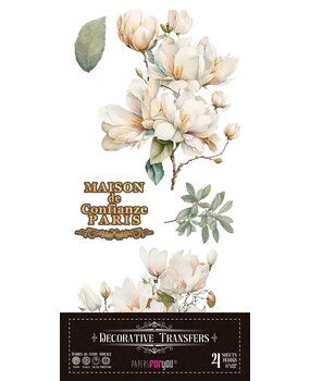 Papers For You Magnolias 6x12 Inch Decor Transfers (4pcs) (PFY-14764)