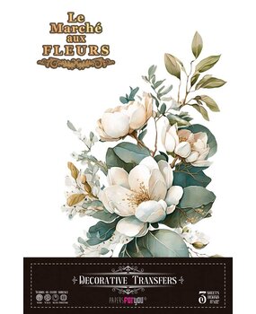 Papers For You Magnolias 8x12 Inch Decor Transfers (3pcs) (PFY-14802)