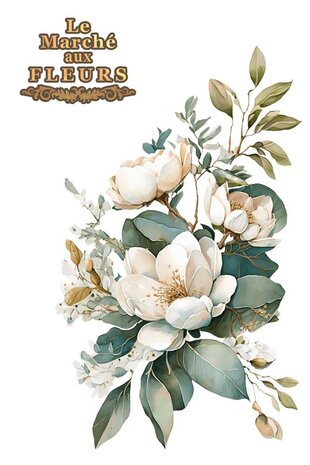 Papers For You Magnolias 8x12 Inch Decor Transfers (3pcs) (PFY-14802) Papers For You Magnolias 8x12 Inch Decor Transfers (3pcs) (PFY-14802)
