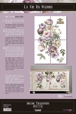 Papers For You Peonies 24x35 Inch Decor Transfers (4pcs) (PFY-14823) Papers For You Peonies 24x35 Inch Decor Transfers (4pcs) (PFY-14823)