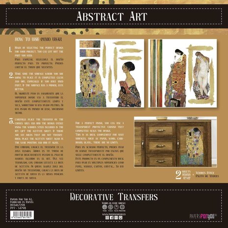 Papers For You Abstract Art 12x12 Inch Decor Transfers (2pcs) (PFY-14798) Papers For You Abstract Art 12x12 Inch Decor Transfers (2pcs) (PFY-14798)