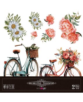 Papers For You Bikes 12x12 Inch Decor Transfers (2pcs) (PFY-14797)