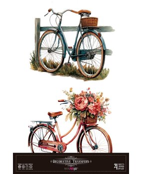 Papers For You Bikes 24x35 Inch Decor Transfers (4pcs) (PFY-14835)